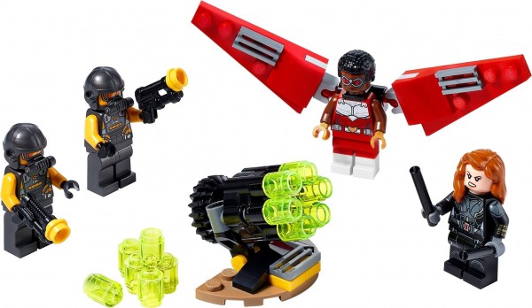 LEGO Marvel Avengers 40418 Falcon und Black Widow machen gemeinsame Sache