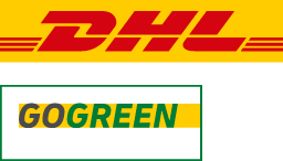 Zustellung durch DHL und mit GOGREEN